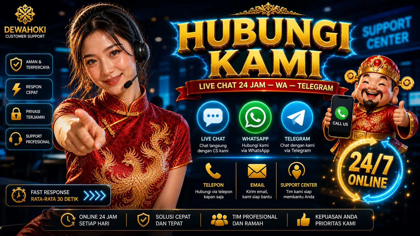 DewaHoki - Kontak DewaHoki - Live Chat 24 Jam, WhatsApp, Telegram Resmi